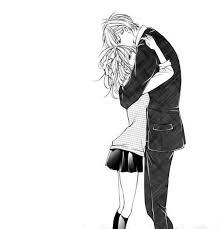 Anime Black And White Couple Drawings Pin On Manga
