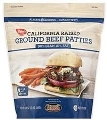It's labeled 90/10 and is a more expensive cut of beef than round or chuck. Raleys Ground 90 10 Patties Beef 8 Ea Nutrition Information Innit