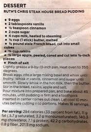 This recipe starts with cooked sweet potatoes. Ruth S Chris Steak House Bread Pudding Ruth Chris Steak Ruths Chris Steakhouse Ruth Chris