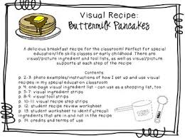 Visual Recipe For The Special Ed Classroom Buttermilk Pancakes Visual Recipes Healthy Fruit Smoothies Yummy Smoothie Recipes