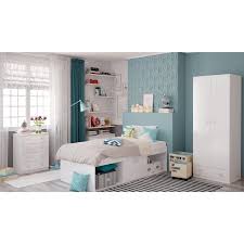 A loft bed from ikea kallax shelves #kallax #shelves. Polini Kids Kinderzimmer Jugendzimmer Set 3 Tlg Bett Schrank Kommode Polinikids