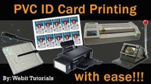 Place the entire sheet of teslin synthetic paper between two full size laminate sheets being sure that the laminate's adhesive side is facing towards the teslin sheet. Pvc Id Card Printing Short Complete Guide Youtube