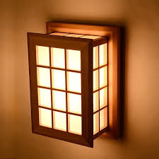 Japanese Style Wall Lamp Brief Modern Chinese Style Stair Balcony Wood Lamps Bedside Wall Lamp Log Dans Lampes Mura Duvar Isiklari Isik Tasarimi Ahsap Isciligi