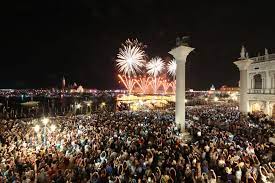 4th of july fireworks off the ob pier (july 4, 2022) Das Fest Des Erlosers Redentore Venedig Hotel Pensione Accademia