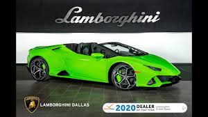 Used lamborghini huracan for sale. 2020 Lamborghini Huracan Evo Spyder Verde Mantis Lc633 Youtube