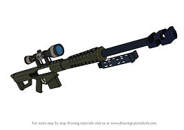Learn How To Draw Heavy Sniper Rifle From Fortnite Fortnite Step By Step Drawing Tutorials This may be the most accurate rubber band steel ball gun in the world, with fine production and detailed teaching content.step 1: learn how to draw heavy sniper rifle