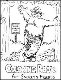 Smokey the bear coloring pages are a fun way for kids of all ages to develop creativity focus motor skills and color recognition. Color The Outdoors Us Forest Service