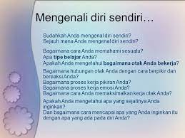 Kita dapat melihat wujud fisik kita sendiri sebagai pengenalan awal akan diri sendiri. Mengenal Diri Sendiri Ppt Download