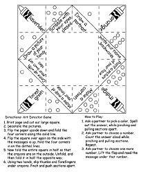 Perfect Last Day Activity Art Themed Cootie Catcher Art Lessons Elementary Art Lessons Art Sub Plans