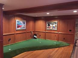 Golf Rooms The Ultimate Golf Man Cave Golf Man Cave Golf Room Golf Simulator Room