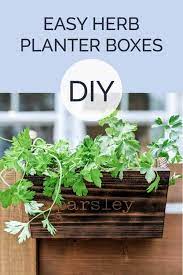 See more ideas about herb planters, garden boxes, garden planters. Diy Herb Planter Box Crafted By The Hunts