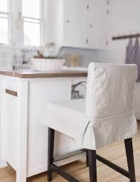 Give your dining room a fresh look with new dining chair slipcovers. How To Sew A Parsons Chair Slipcover For The Ikea Henriksdal Bar Stool Farmhouse On Boone