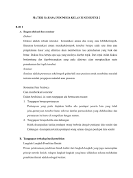 Kelas 11 bab poros maritim indonesia. Materi Ajar Bahasa Indonesia Kelas Xi Semester 2