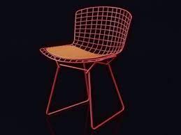 This is the authentic bertoia chair produced by knoll. Bertoia Side Chair 3d Modell Knoll Usa