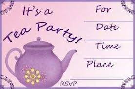 Free afternoon tea party invitation template tea party pinterest. Blank Tea Party Invitation Template Cards Design Templates