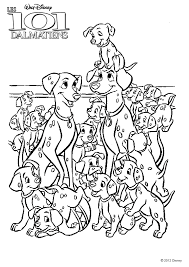 coloriage famille pongo perdita 101 dalmatiens de feuilles calcul astronomie spatiale