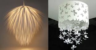 Design Wunder Aus Papier Diese 25 Leuchten Sind Gebastelt Lampadario Di Carta Lampade Lampade Di Carta