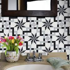 Check spelling or type a new query. Moroccan Mosaic Tile House Ctp72 01 Sahara Handmade Cement Tile Black White Grey Amazon Com