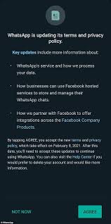 Iphone gebruikers moeten minimaal ios 9 hebben. Whatsapp Users Must Agree To Facebook Data Share To Access Accounts Daily Mail Online