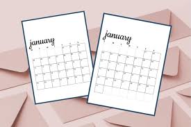 You can either print the january calendar individually, or download the complete 2021 calendar in the design of your choosing. Free Printable 2021 Monthly Calendars Sunday Monday Starts