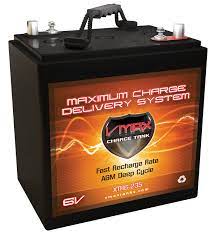 These can be used in 12, 24 36 and 48 volt systems. Xtr6 235 Vmax 6 Volt 235ah Agm Deep Cycle Group Gc2 Sealed Battery For Campers Trailer Rv Upgrades Trojan T 105 Walmart Com Walmart Com