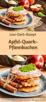 Low Carb Apfel Quark Pfannkuchen Gesundes Rezept Furs Fruhstuck Apfelpfannkuchen Rezept Kohlenhydratarmes Fruhstuck Gesunde Rezepte