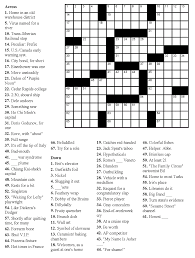 Just click any of the puzzle links to bring up the puzzle and solution on a printable page. Easy Crossword Puzzles For Seniors Activity Shelter