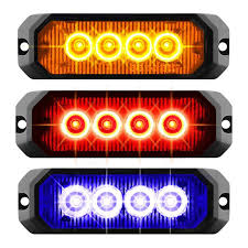 Rectangular 4 High Power Led Strobe Light By Grand General Raney S Truck Parts