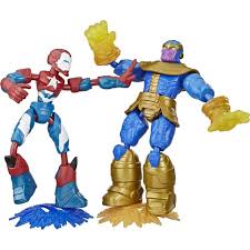 Games speelgoed figuren en poppetjes van personages uit bekende nieuwe en oude computer games en andere spellen. Hasbro Actionfigur Avengers Bend N Flex Dualpack Otto