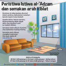 Sehingga dengan mudah kita bisa asumsikan bahwa arah tujuan pesawat tidak lain adalah arah kiblat, dan sebaliknya bila pesawat itu sedang terbang menuju ke tanah air dari tanah suci, maka arah belakang pesawat otomatis adalah arah kiblat. Peristiwa Matahari Tegak Di Atas Kaabah Ini Cara Tentukan Arah Kiblat Rumah Korang Soscili