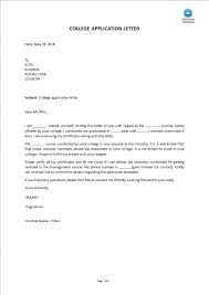 Find here free sample of motivation letter template for university or college admission with examples 10+sample get free motivation letter for university template. Letter Lege Application By Student Templates At Allbusinesstemplates Com Admission Sample Doc Appeal Example School Acceptance College