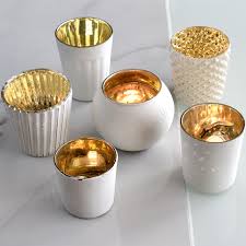 Pacific accents outdoor mercury glass candle holder with 6 flameless led candle. Blowout Best Of Show Vintage Mercury Glass Votive Tea Light Candle Hol