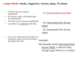 Check out these title tag best practices! Learning Objective Use Underlining Quotations Or Italics To Identify Titles Of Documents Writing Conventions 1 5 Do Gestures With Students Open One Ppt Video Online Download