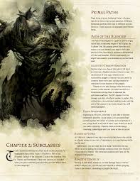 While raging, you gain the following benefits if you aren't wearing heavy armor: Path Of Blighted Barbarian Dnd 5e Homebrew Dnd 5e Dokterandalan