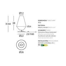 By paige russell in workshop lighting. Ole Ukelele 1l E27 Table Lamp Cord