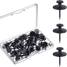 Hotop Double Headed Picture Hangers Nails Small Head Thumb Tacks Wall  Hanging Picture Photo Hanging Hook Pins for Home Office Hanging Picture  Photo Decorations (Black,25 Pieces) - - Amazon.com