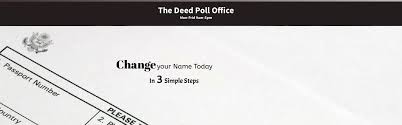The policy is focussed on: The Deed Poll Office Home Facebook