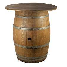 Our wine country collection includes wine barrel furniture, wine tasting tables and stave stools made from recycled wine barrels. Wine Barrel Cocktail Table Celebrations Party Rentals