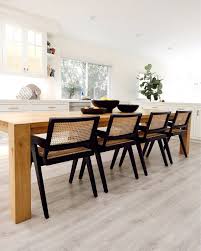 Home Sweet Jones Our Unique Kitchen Layout Me And Mr Jones Rattan Dining Chairs Vintage Dining Chairs Modern Dining Room