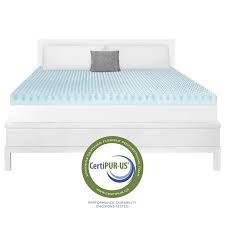 The topper also absorbs and isolates movement, so a restless sleeping partner will never interrupt your slumber. Dream Serenity 3 Inch Convoluted Gel Memory Foam Mattress Topper The Clearance Castle Llc