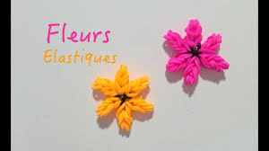 Comment Faire Une Fleur Avec Des Elastiques Sans Machine Youtube