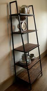 Free shipping on many items | browse your favorite brands. Industrial Style Ladder Shelving Unit Dark Distressed Etsy How To Distress Wood Ladder Shelving Unit Wood Shelves