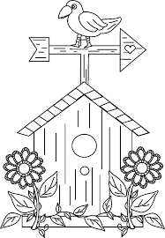 More often, it's delivered with a racing heartbeat and an alarmed cry. Awesome Bird House Coloring Pages Tocolor Pics Coloring Home