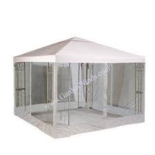 Garden Winds 10 X 10 Single Tiered Replacement Gazebo Canopy And Netting Set Beige By Garden Winds 129 99 This Is A Single Tiered Patio Planten