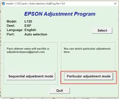Epson L120 Resetter