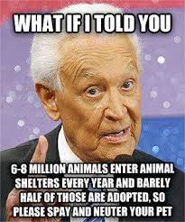 I have no doubt that barker's signature sign off — this is bob barker reminding you to help control the pet population — have your pets spayed or neutered. — helped spread the word and make the. Facebook