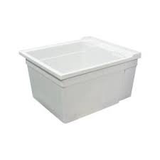 molded fiberglass drop in utility sink