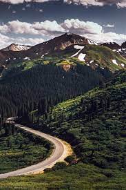 Mountains sky wallpaper iphone 6s plus. Mountains Road Trees 750x1334 Iphone 8 7 6 6s Wallpaper Background Picture Image