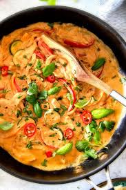 Thai Red Curry Chicken Recipe Yummly Recipe Thai Red Curry Chicken Recipe Curry Recipes Curry Chicken Recipes