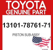 Toyota Genuine 13101-78761-71 Piston Sub-Assy 131017876171 OEM